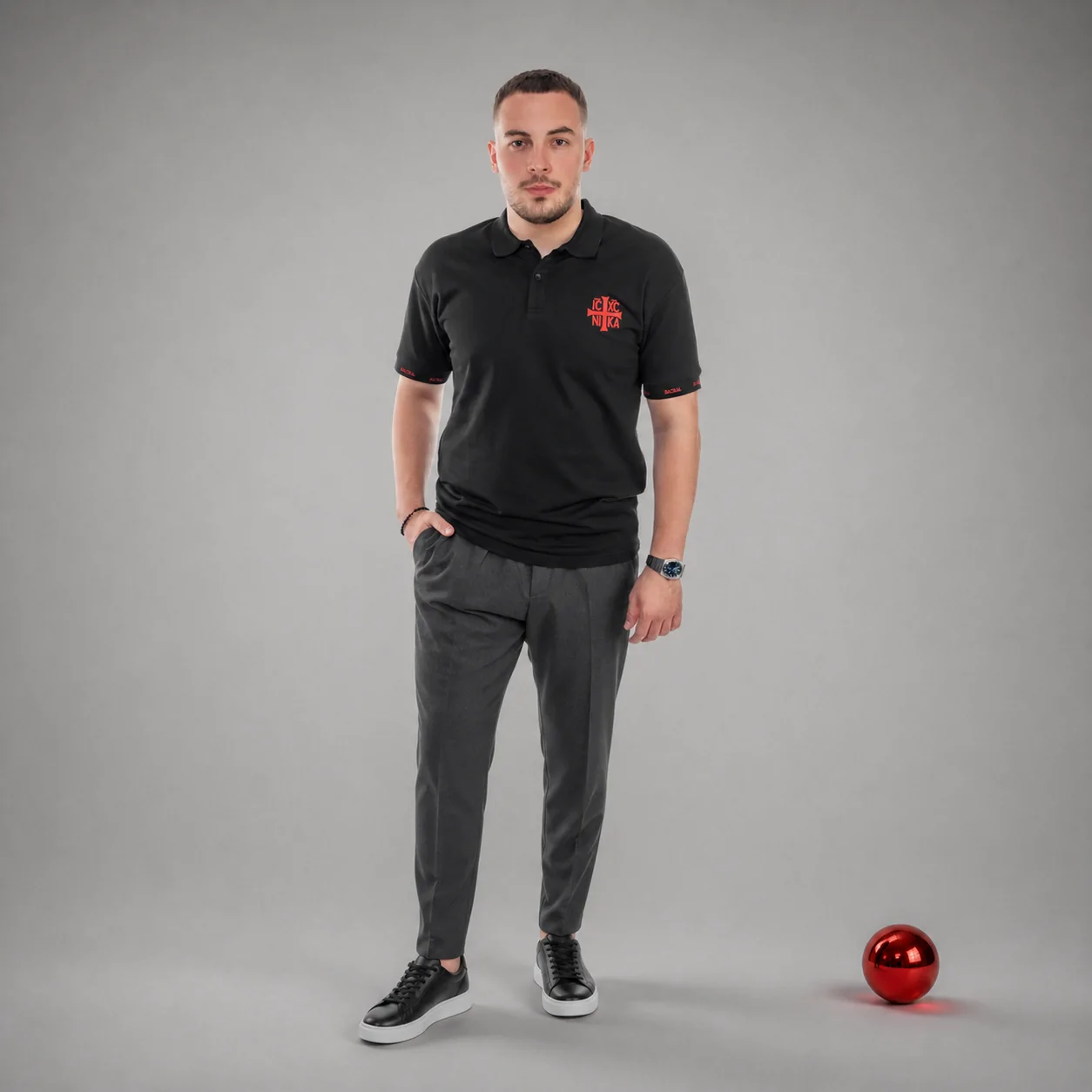 Tricou Polo Nou – Ediție Premium Designer | 240 g/m² | Bumbac USA