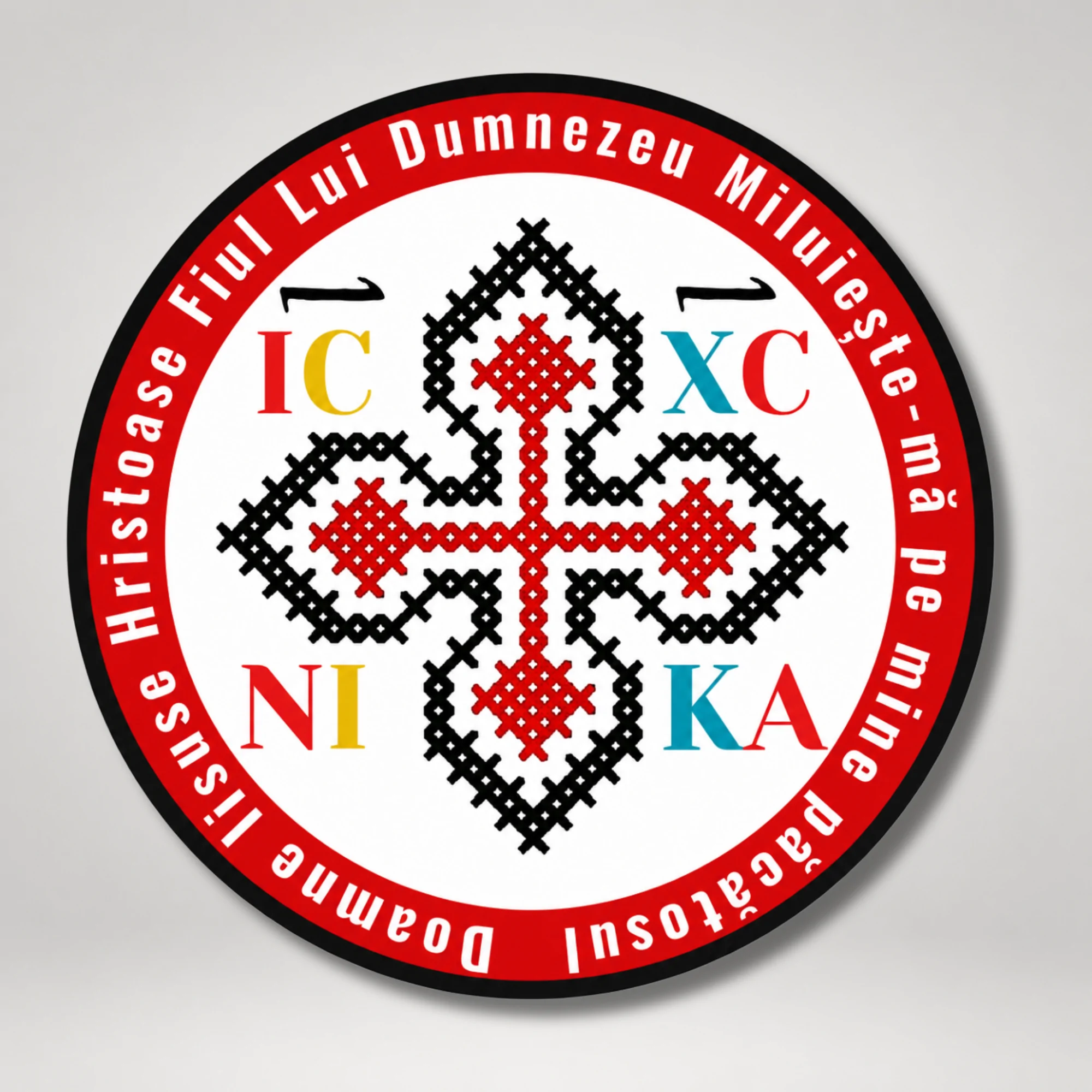 Sticker Auto Rugăciunea Inimii Traditional