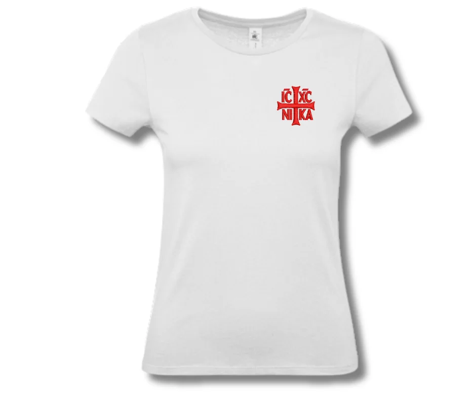 Tricou Damă - Alb Bumbac Soft - IS XC