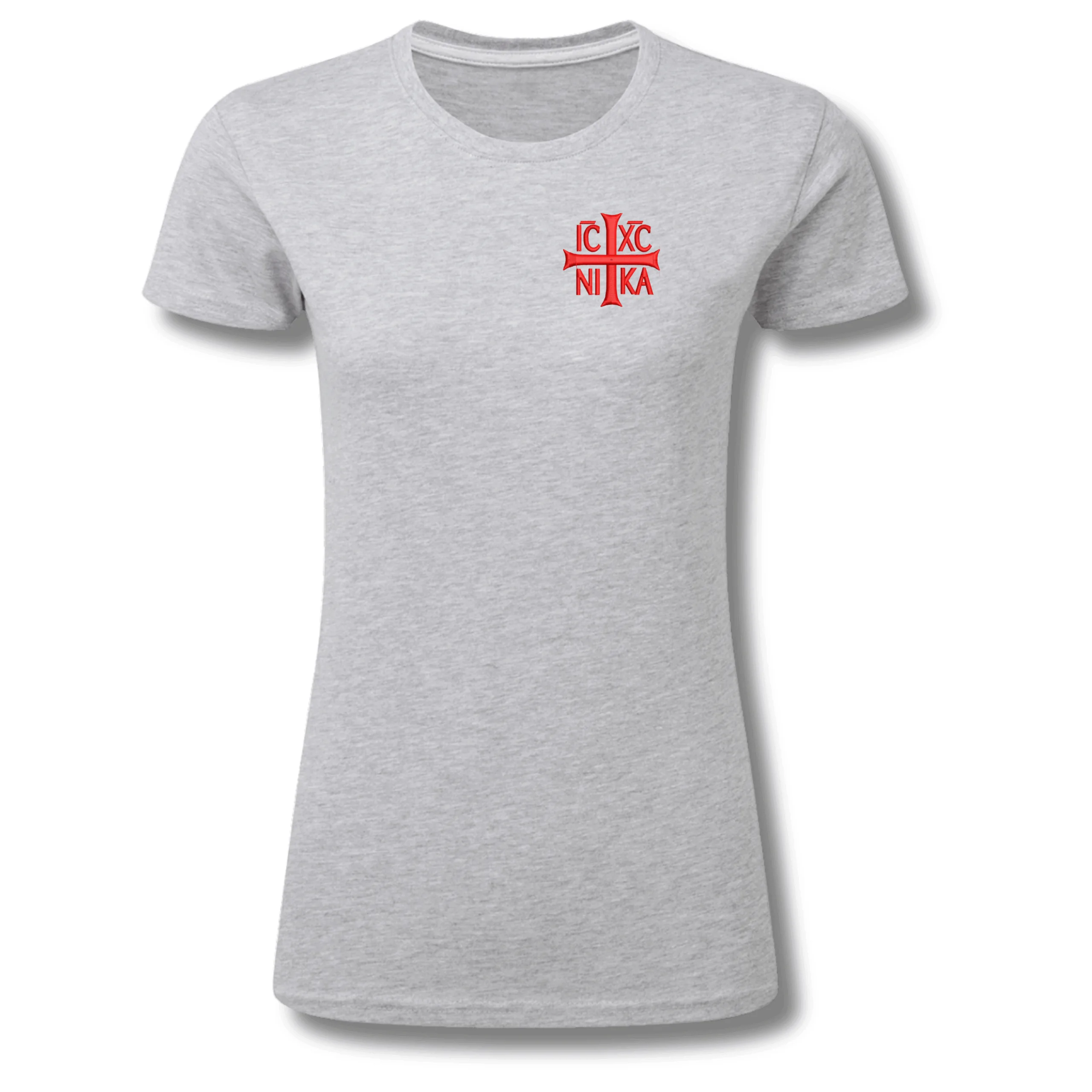 Tricou Damă Gri - Bumbac Soft - IC XC