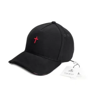 Șapcă SACRAL SUBTIL - Ediție Premium Designer |  Broderie 3D Cruce Subtilă |