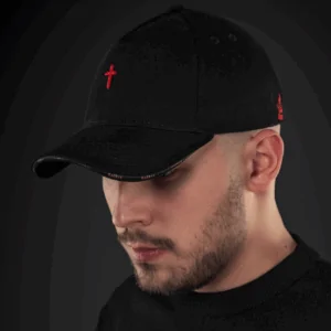 Șapcă SACRAL SUBTIL - Ediție Premium Designer | Broderie 3D Cruce Subtilă |