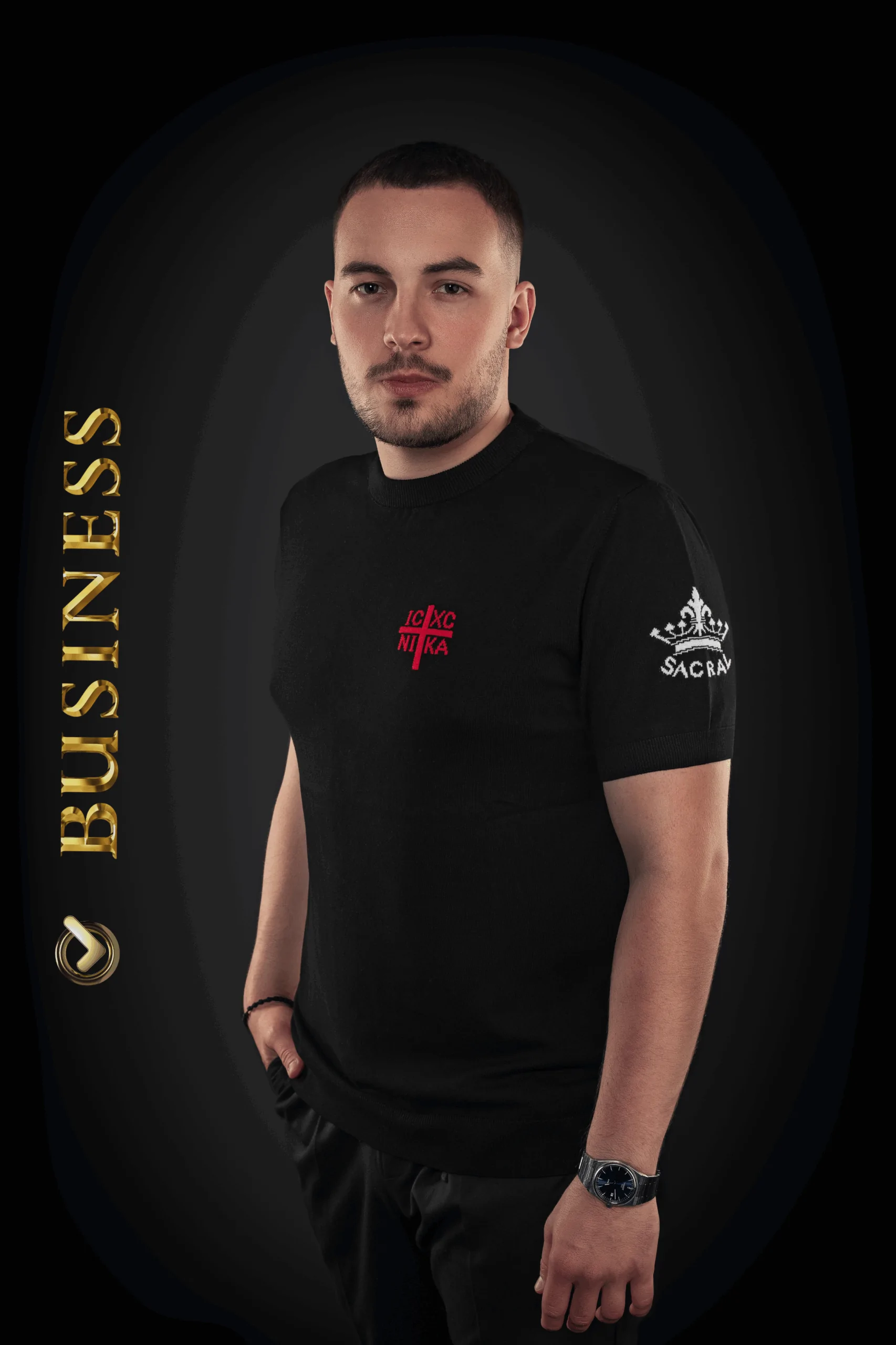 Tricou Sacral Business Tricotat Integral - Editie Limitata