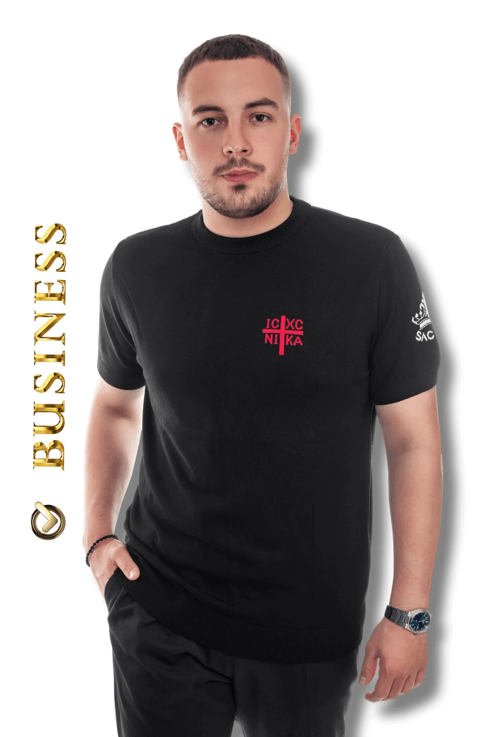 Tricou Sacral Business Tricotat Integral- Unic in Romania - Editie Limitata