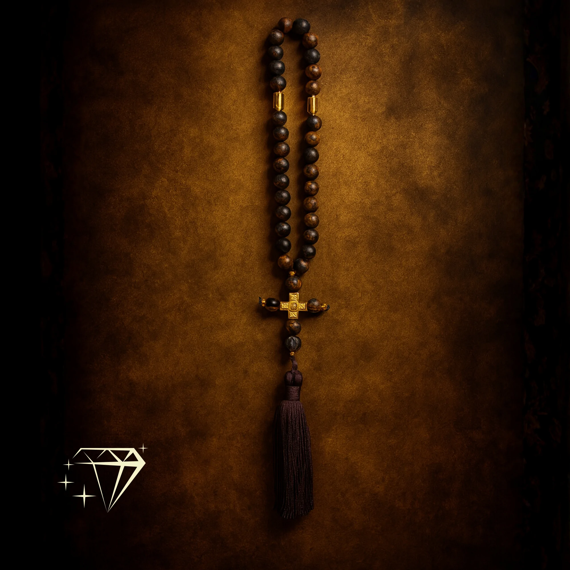 Metanier auto/mână – 30 de bile din Piatră Semiprețioasă Naturală