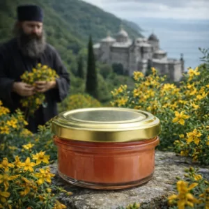 Cremă cu Planta Sfântului Ioan – Produs Naturist din Muntele Athos