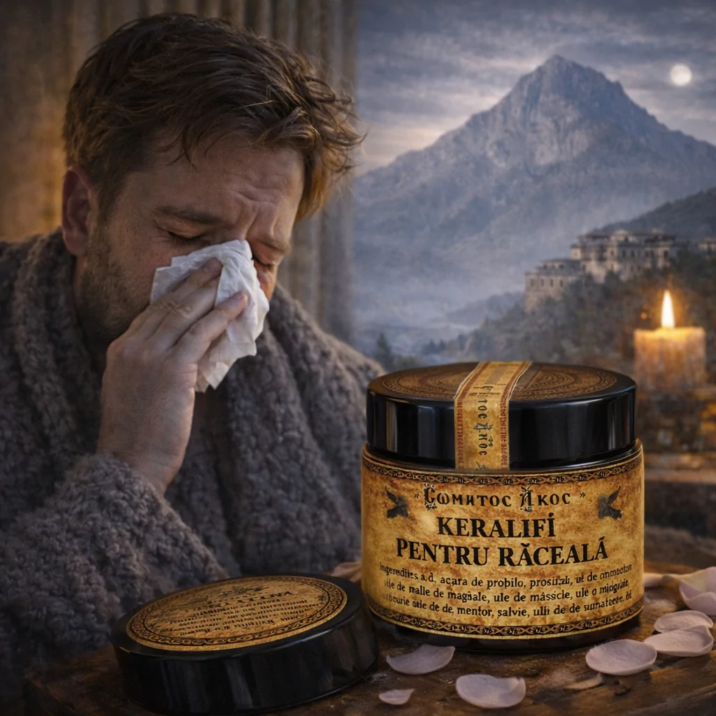 Unguent Raceală- Muntele Athos- Respirație ușoară