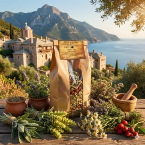 Ceai Athonit pentru Detoxifiere și Slăbire – Katakráthis Ygrón (Sfântul Munte Athos)