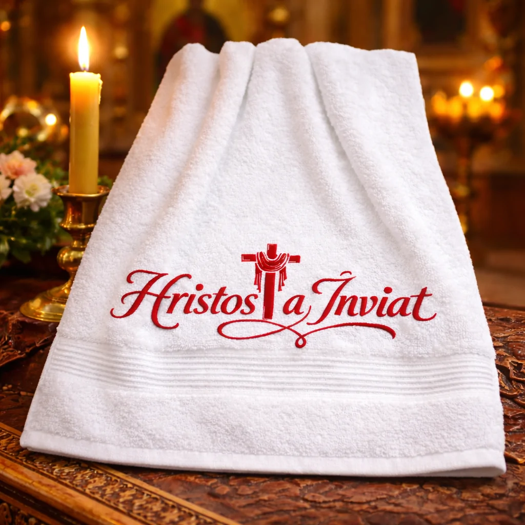 Prosop Pascal din Bumbac - Hrisos a Înviat