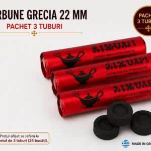 Pachet 3 tuburi Cărbune Grecia 22 mm