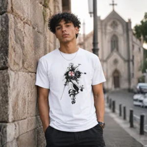 Tricou SACRAL Z — Templier | Ordinul Cruciat | Bumbac Organic